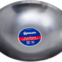 Omcan - 16″ Iron Double Ear Mandarin Wok, Pack of 6 - 47544