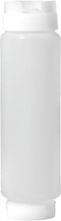 Omcan - 16 Oz Clear Dual-way First In First Out Squeeze Bottle, Pack of 40 - 81161