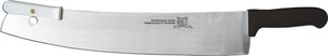Omcan - 16" Pizza Knife with Black Double Handle, 4/cs - 11519