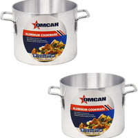 Omcan - 16 QT Aluminium Stock Pot, Pack of 2 - 43368