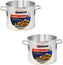 Omcan - 16 QT Aluminium Stock Pot, Pack of 2 - 43368