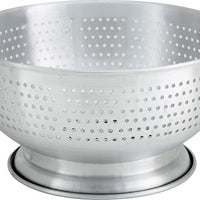Omcan - 16 QT Aluminum Colander (15.2 L), Pack of 4 - 80406