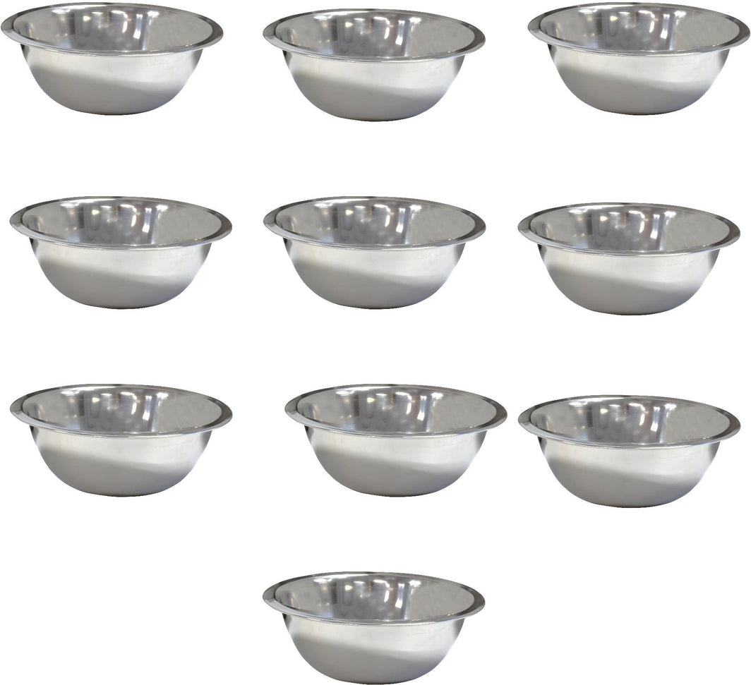 Omcan - 16 QT Stainless Steel Mixing Bowl, Pack of 10 - 44447
