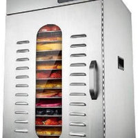 Omcan - 16 Trays Stainless Steel Food Dehydrator with Digital Control - 47557