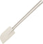 Omcan - 16” White Rubber Spatula with Flat Blade, Pack of 30 - 80029