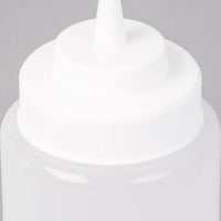 Omcan - 16 oz (473 ml) Clear Condiment Squeeze Bottles, Pack of 40 - 40470