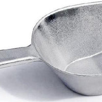 Omcan - 16 oz Aluminum Scoop with Flat Bottom (473 ml), Pack of 15 - 80119