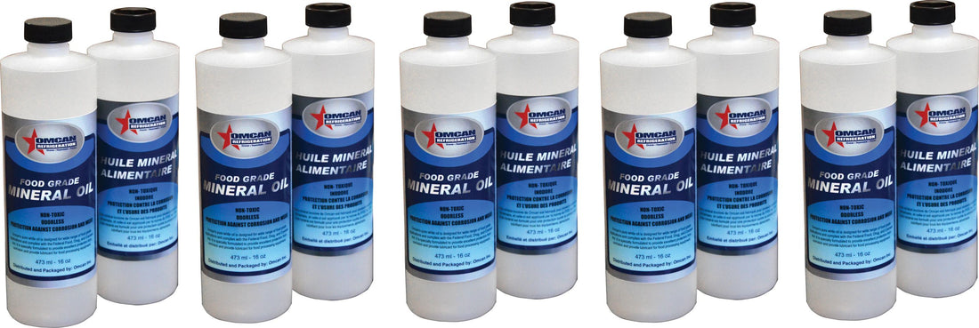 Omcan - 16 oz Mineral Oil (473 ml), Pack of 10 - 27336