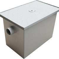 Omcan - 16" x 10" x 11" Grease Trap Steel With Capacity 8 lbs - 46560