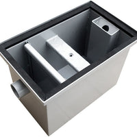 Omcan - 16" x 10" x 11" Grease Trap Steel With Capacity 8 lbs - 46560