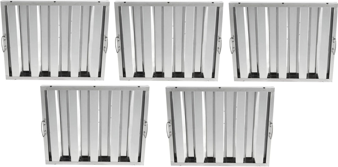 Omcan - 16" x 20" x 2” Range Hood Filter, Pack of 4 - 34835