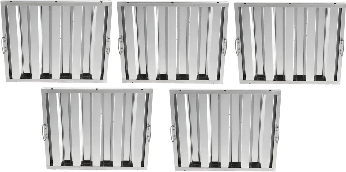 Omcan - 16" x 20" x 2” Range Hood Filter, Pack of 4 - 34835