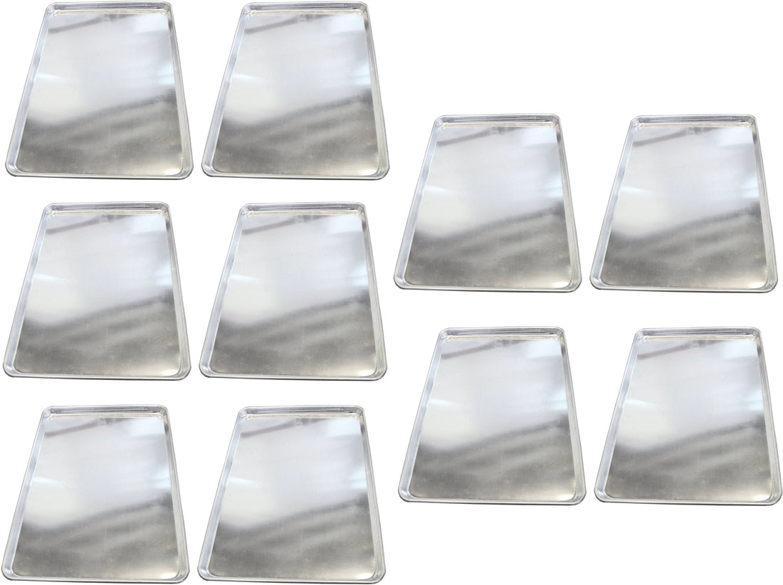 Omcan - 16” x 22” (19G) Aluminum Bun Pan, Pack of 15 - 20233