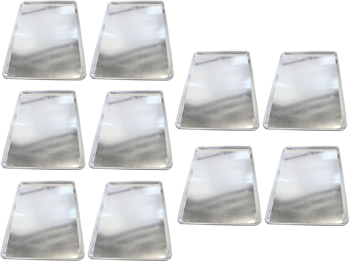 Omcan - 16” x 22” (19G) Aluminum Bun Pan, Pack of 20 - 20233