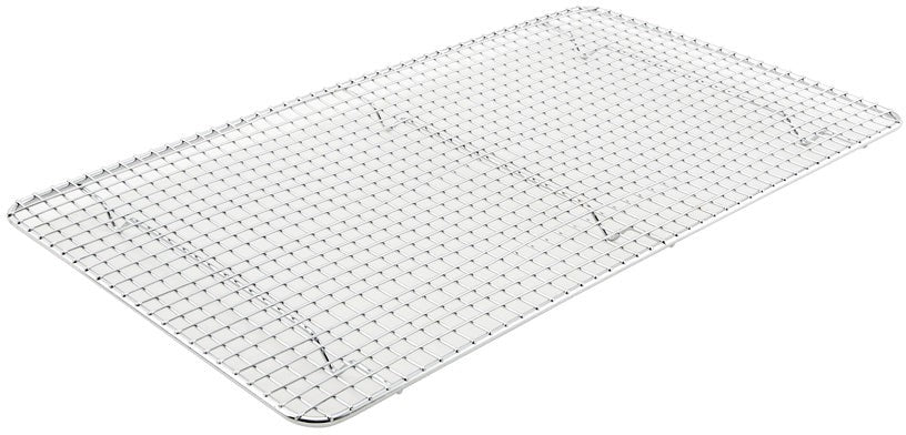 Omcan - 16" x 24" Full-size Chrome Plated Wire Sheet Pan Grate, Pack of 10 - 46462
