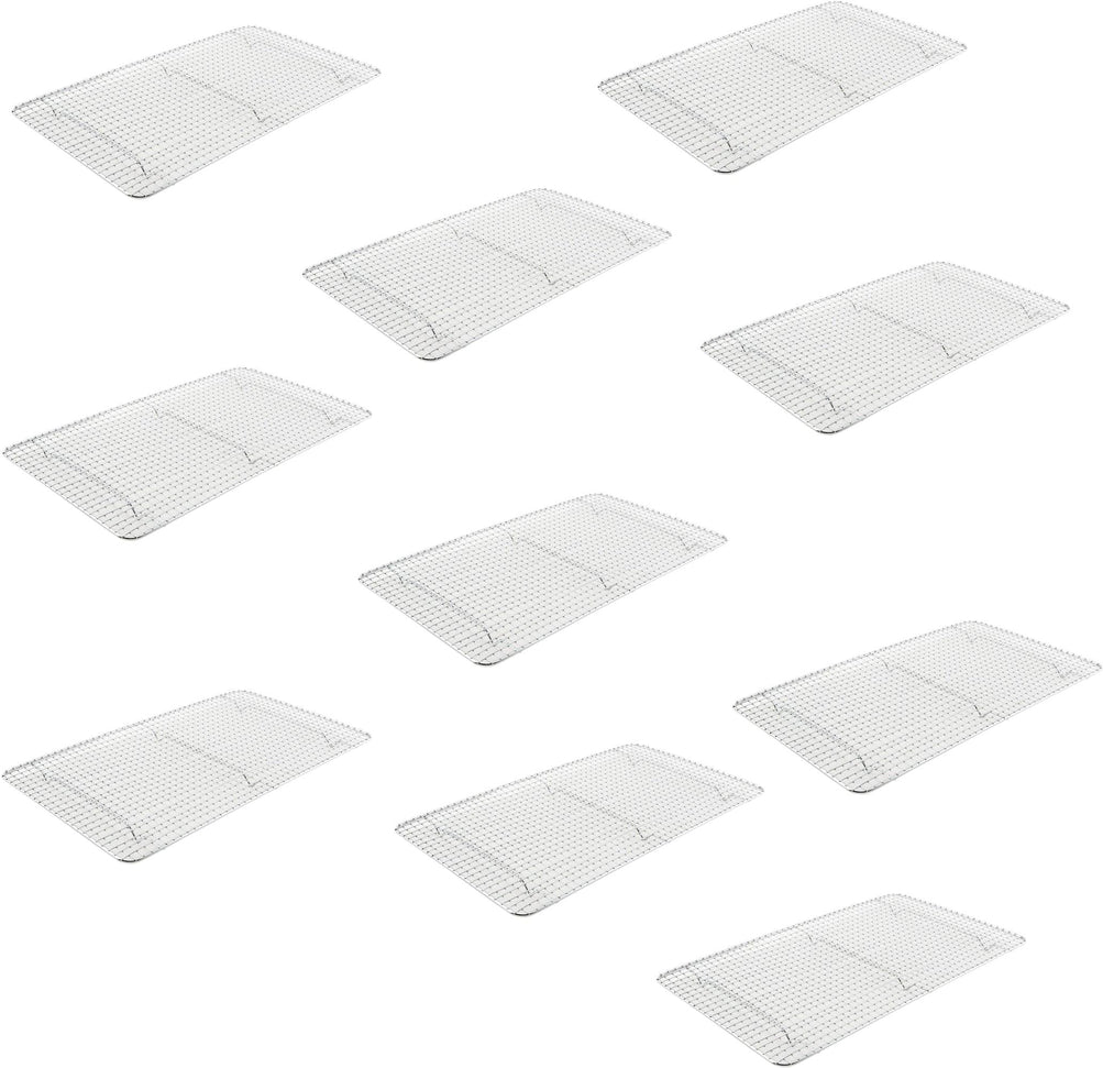 Omcan - 16" x 24" Full-size Chrome Plated Wire Sheet Pan Grate, Pack of 15 - 46462