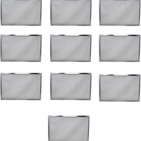 Omcan - 16" x 24" Rectangular Pizza Screen, Pack of 15 - 46736
