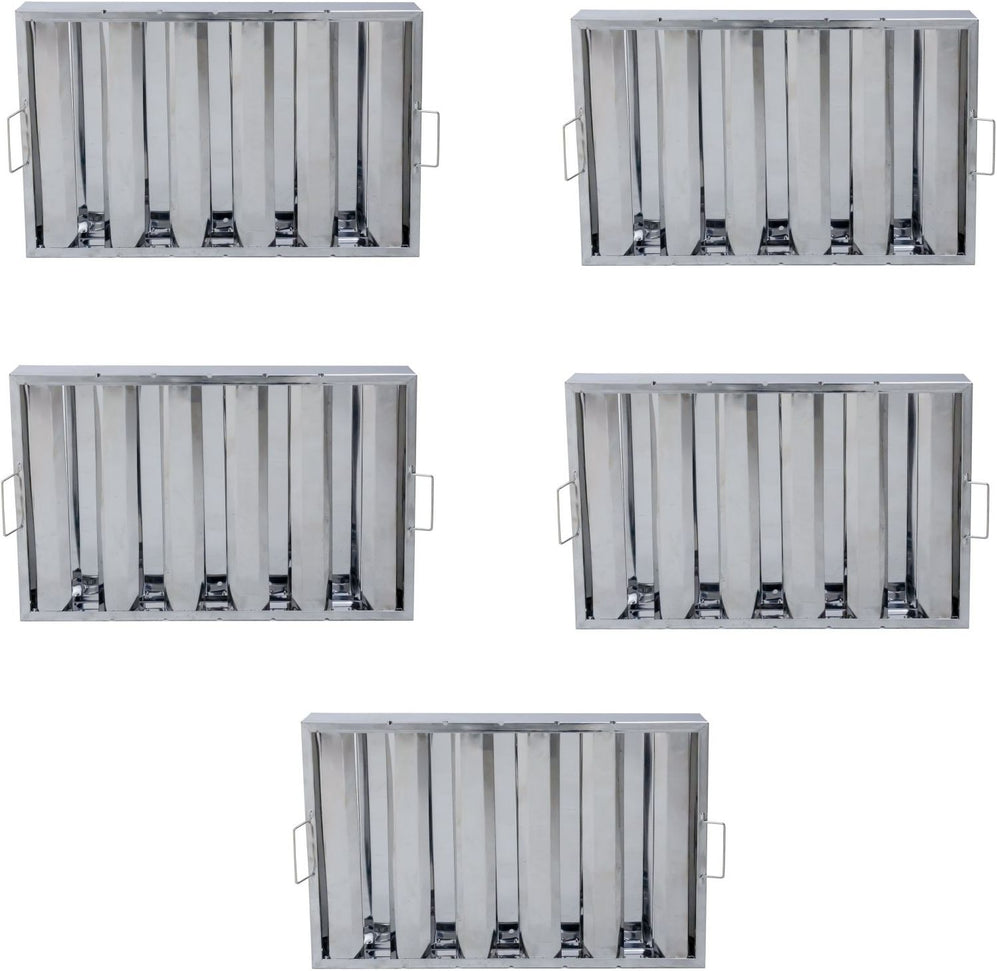 Omcan - 16" x 25" x 2” Range Hood Filter, Pack of 4 - 34836