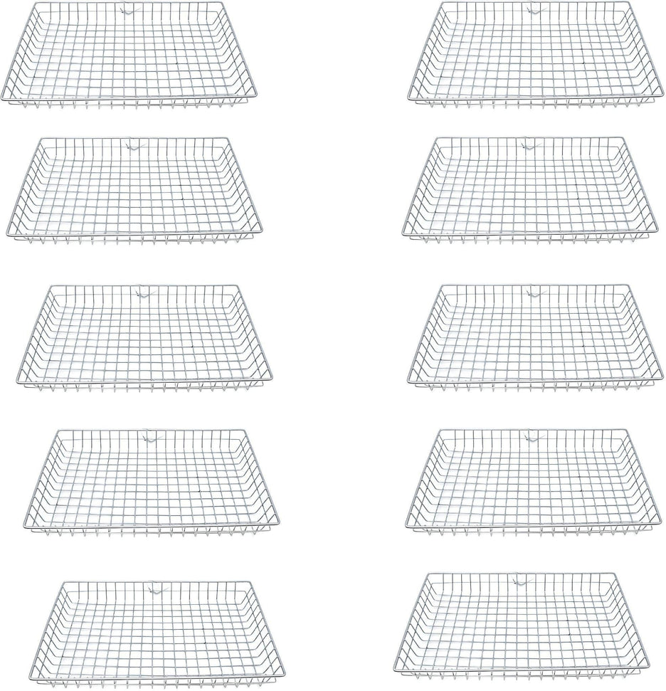 Omcan - 16" x 26" x 2" Doughnut Basket, Pack of 10 - 80887