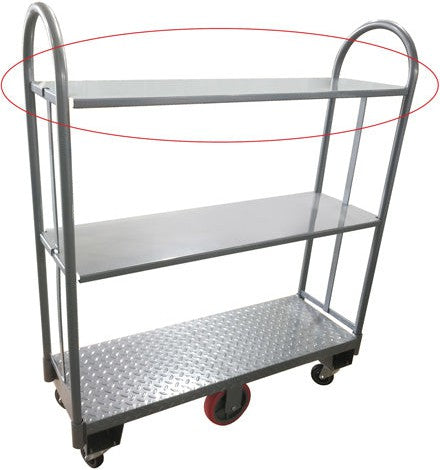 Omcan - 16″ x 48″ Shelf for Utility Cart Item 44680, Pack of 2 - 44682