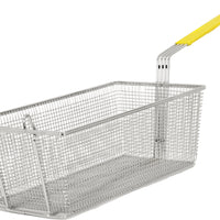 Omcan - 16.75" x 8.75" x 6" Fryer Basket, Pack of 5 - 80555