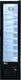Omcan - 17″ Slim Glass Door Black Display Freezer with 105 L Capacity - 47241