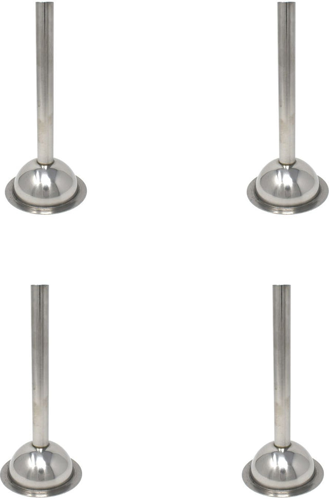Omcan - 17 mm Stainless Steel Spout for # 12 Meat Grinder, Pack of 2 - 10012