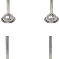 Omcan - 17 mm Stainless Steel Spout for # 32 Meat Grinder, Pack of 4 - 10031