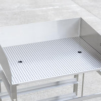 Omcan - 17.5″ x 24″ x 42″ Stainless Steel French Fry Dump Station - 48179