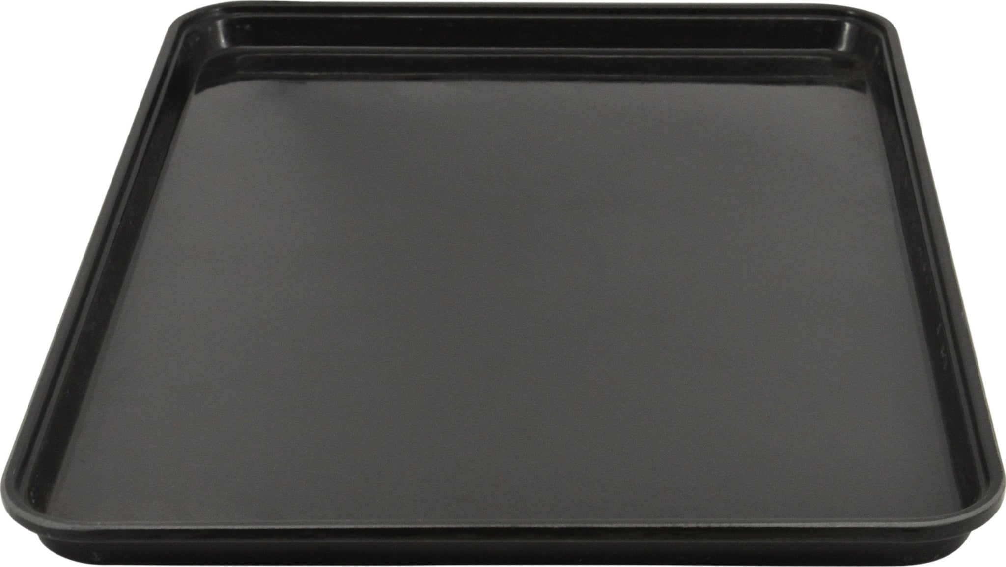 Omcan - 17.75” x 12.75” Black Fiberglass Tray, 10/cs - 24383