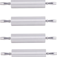 Omcan - 18" Aluminum Rolling Pin, Pack of 4 - 27678