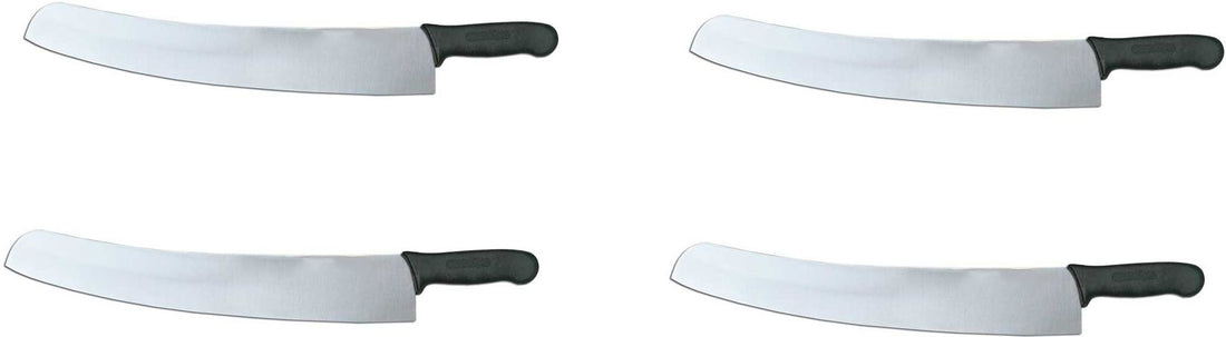 Omcan - 18" Pizza Knife with Black DR Handle, Pack of 3 - 31356