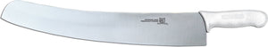 Omcan - 18" Pizza Knife with White DR Handle, 4/cs - 31355