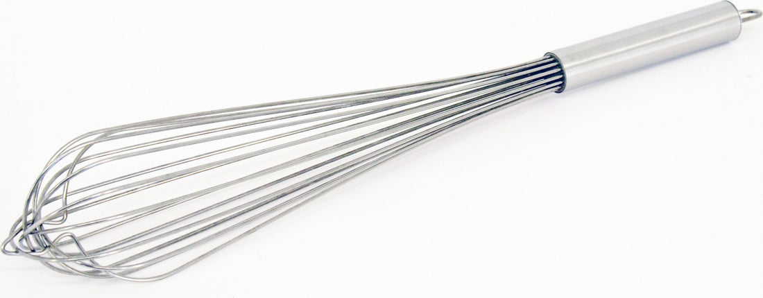 Omcan - 18" Stainless Steel French Whip (457 mm), Pack of 20 - 80065