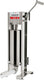 Omcan - 18 lb Capacity, 2-Speed Vertical and Horizontal Gear Drive Trento Stainless Steel Manual Sausage Stuffer - 48168