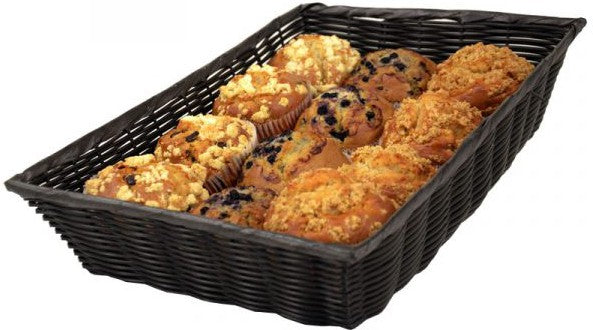 Omcan - 18” x 12” x 3.5” Deli Basket, Pack of 15 - 24836