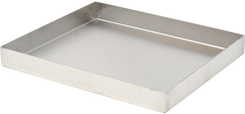 Omcan - 18" x 14" x 1" Stainless Steel Pan, Pack of 2 - 43084