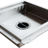 Omcan - 18″ x 18″ Floor Drain with Stainless Steel Grating Bar - 44612