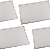 Omcan - 18" x 24" Heavy Duty Crimped Rectangular Pizza Screen, Pack of 3 - 13463