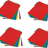 Omcan - 18" x 24", Pack of 3 Colour-Coded Flexible Cutting Boards, Pack of 36 - 41195