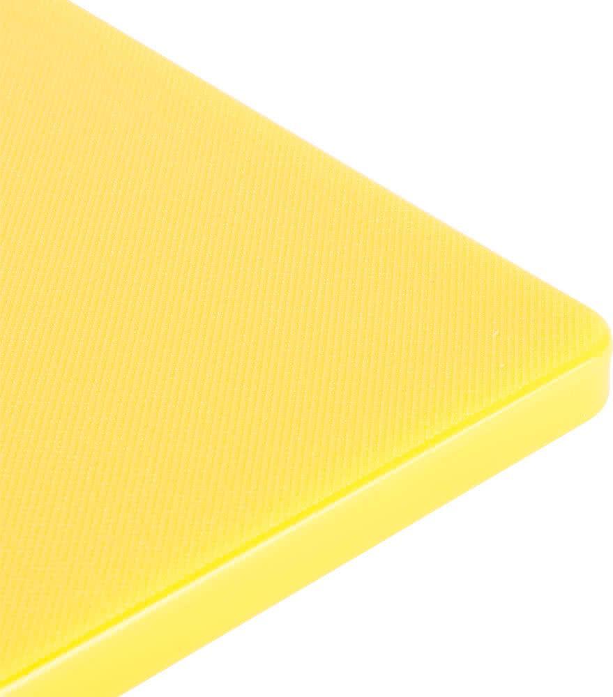Omcan - 18" x 24" Yellow Rigid Cutting Board, Pack of 4 - 41213