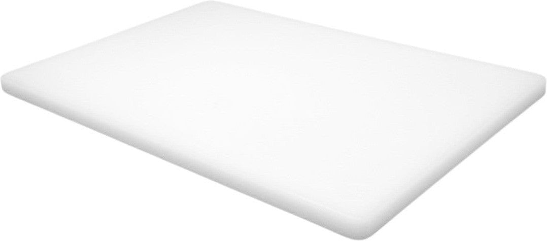 Omcan - 18″ x 24″ x 0.75″ Polyethylene White Cutting Board, Pack of 3 - 41416
