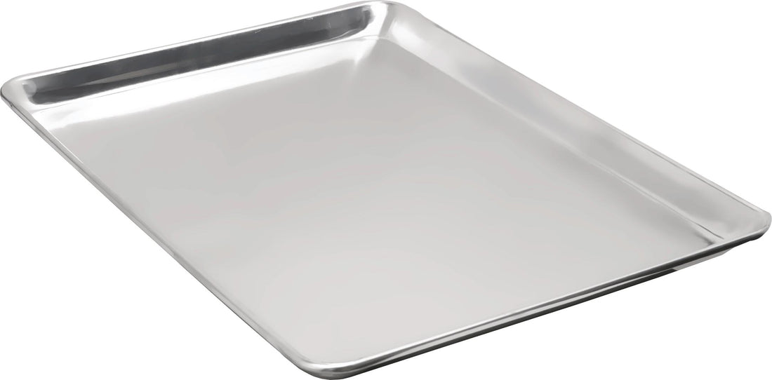 Omcan - 18” x 26” (18G) Aluminum Full Size Bun Pan Baking Tray, Pack of 8 - 24248
