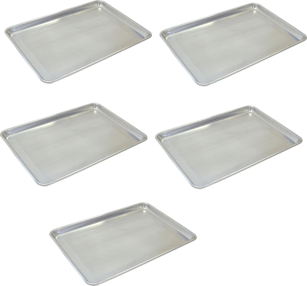 Omcan - 18” x 26” (20G) Perforated Tray, Pack of 5 - 39531