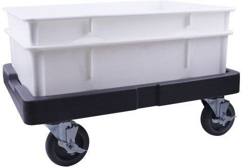 Omcan - 18″ x 26″ Black Dough Proofing Box Dolly - 80955