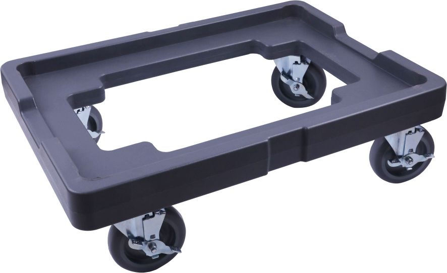 Omcan - 18″ x 26″ Black Dough Proofing Box Dolly - 80955