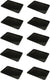 Omcan - 18” x 26” Black Meat & Bun Tray, Pack of 4 - 10109
