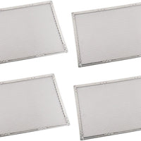 Omcan - 18" x 26" Heavy Duty Crimped Rectangular Pizza Screen, Pack of 3 - 13464