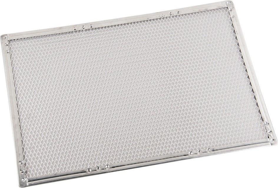 Omcan - 18" x 26" Heavy Duty Crimped Rectangular Pizza Screen, Pack of 4 - 13464