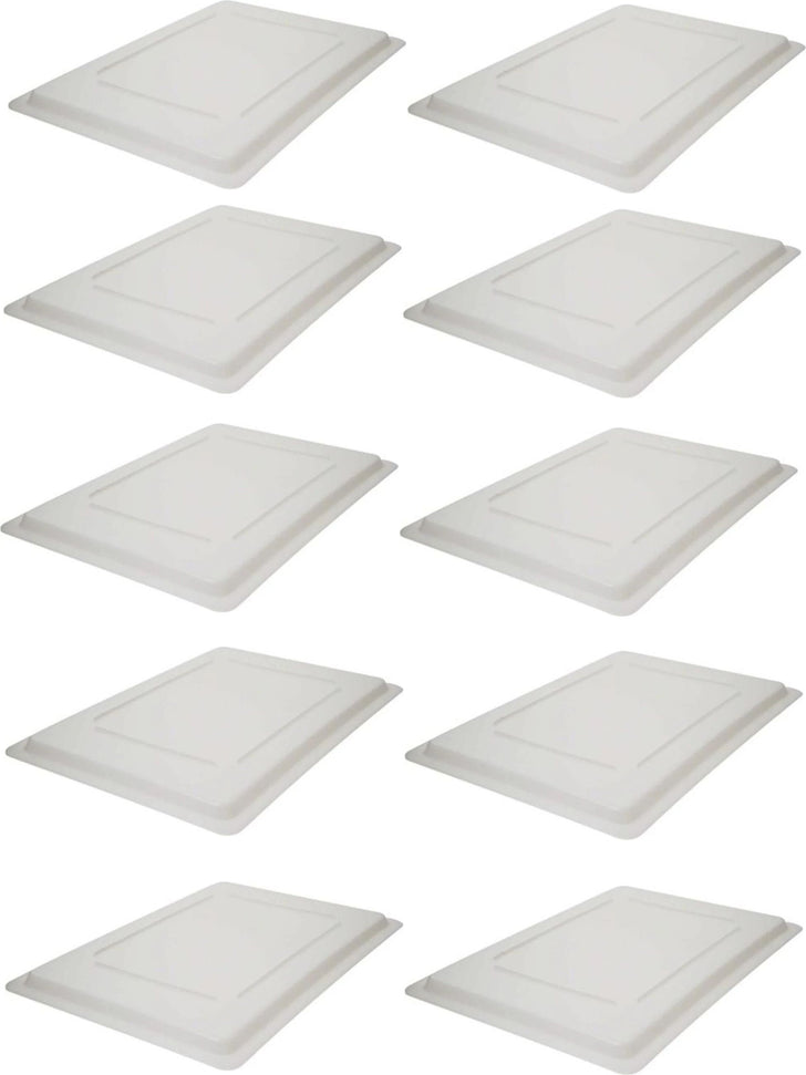 Omcan - 18" x 26" Polypropylene Food Storage Lid (457 x 660 mm), Pack of 10 - 85134